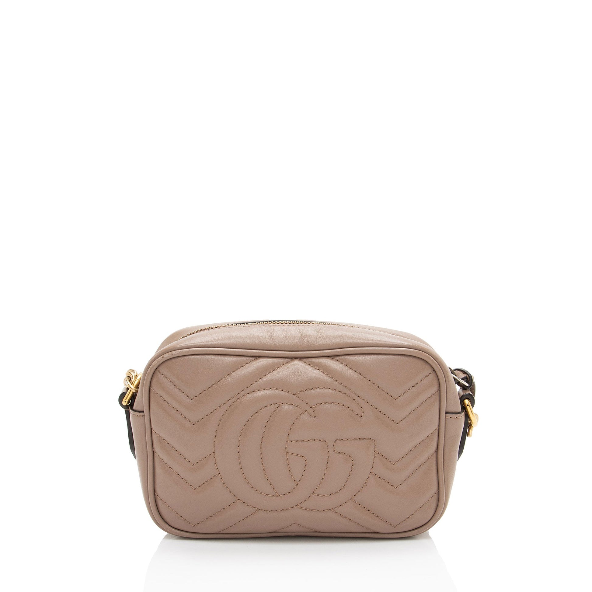 Gucci Matelasse Leather GG Marmont Mini Camera Bag