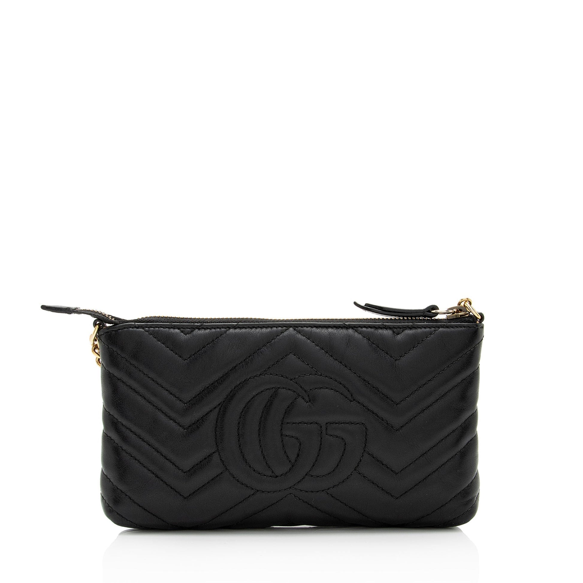 Gucci Monogram Chain Leather Crossbody