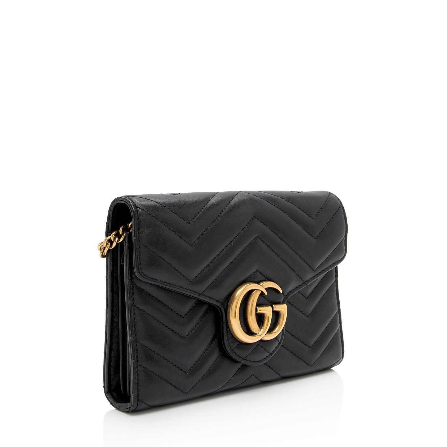 Gucci Chain Leather Crossbody