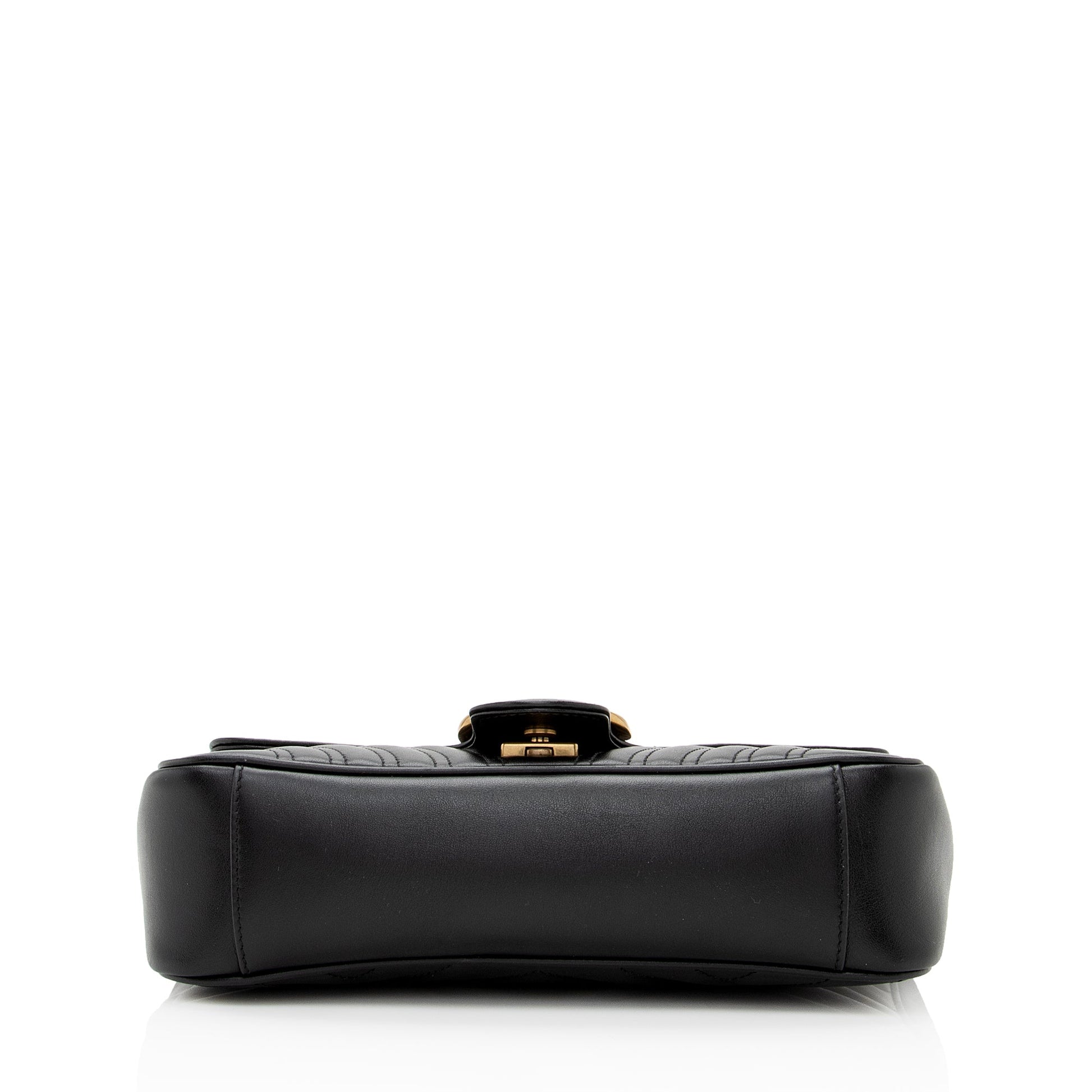 Gucci Matelasse Leather GG Marmont Small Bag (SHF-22300)