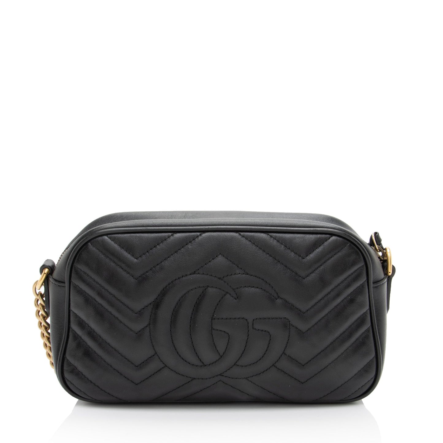 Gucci Matelasse Leather GG Marmont Small Camera Bag