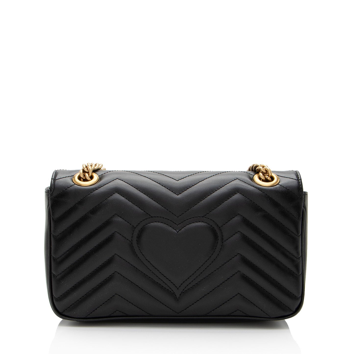 Gucci Matelasse Leather GG Marmont Small Flap Bag (SHF-gHIYfO)