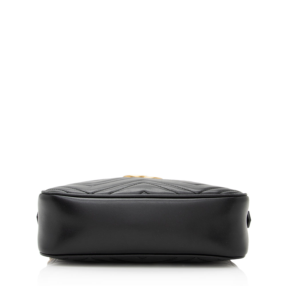 Gucci Matelasse Leather GG Marmont Small Shoulder Bag (SHF-21668)