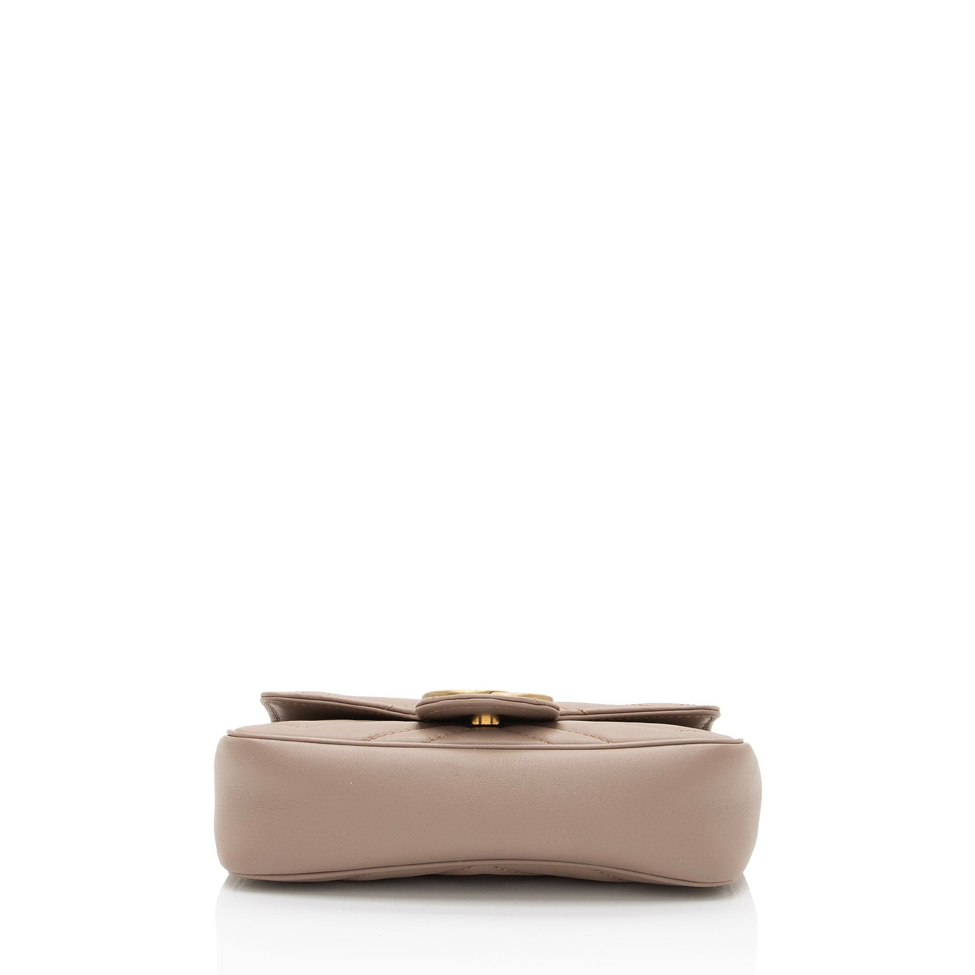 Gucci Matelasse Leather GG Marmont Super Mini Flap Bag