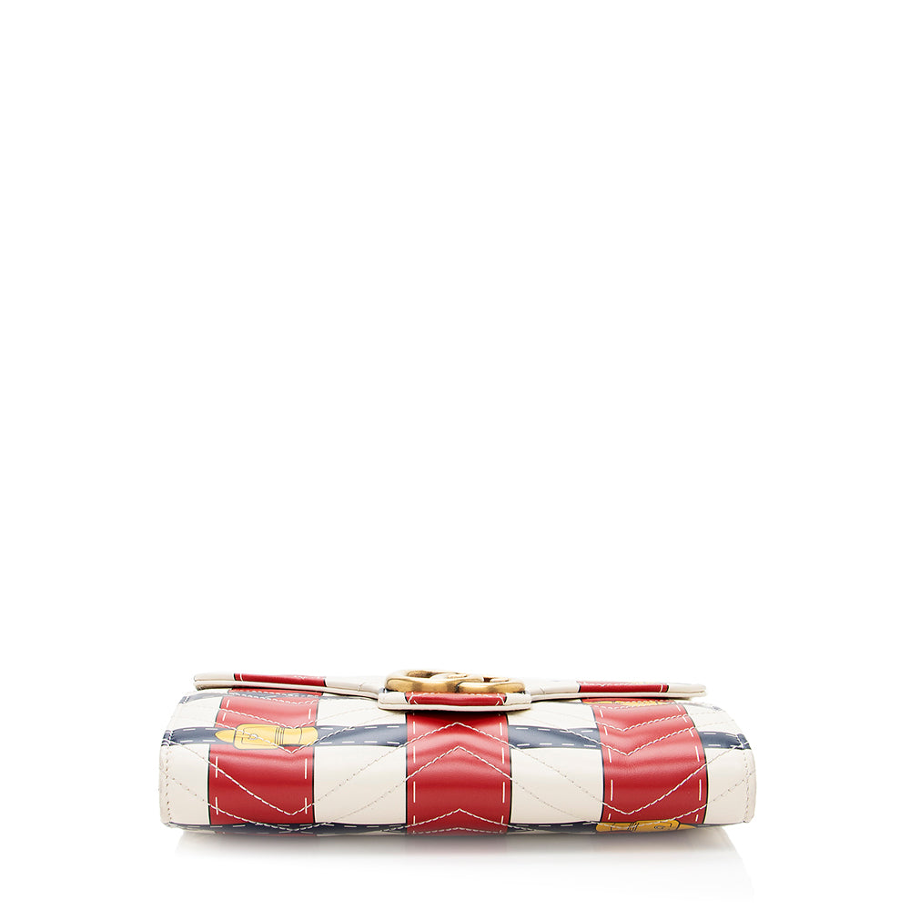 Gucci GG Marmont Leather Chain Crossbody Style 3