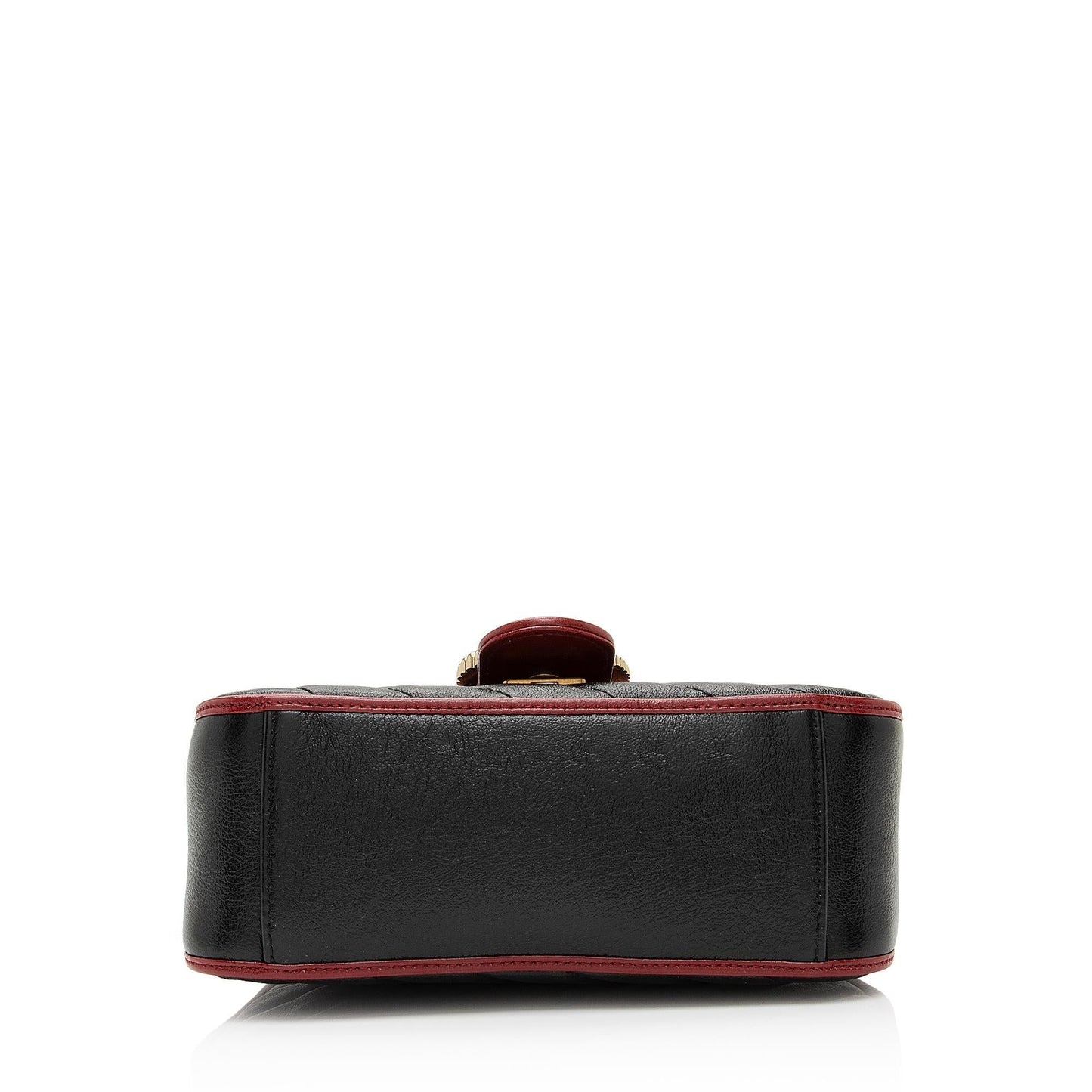 Gucci Matelasse Leather Torchon GG Marmont Mini Top Handle Bag (SHF-TofIot)