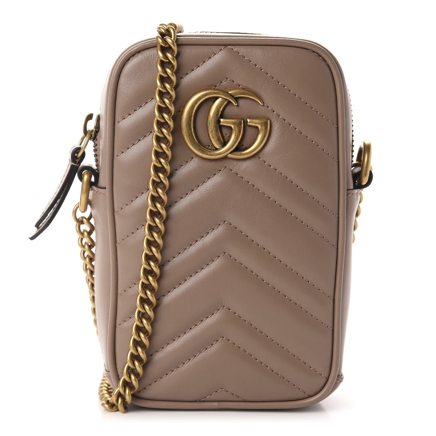 Gucci Caro Quilted Chain Crossbody