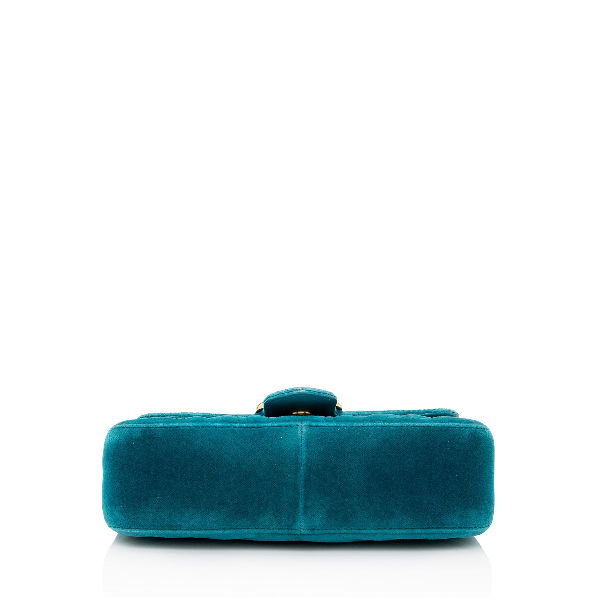 Gucci Matelasse Velvet GG Marmont Mini Shoulder Bag (SHF-22901)