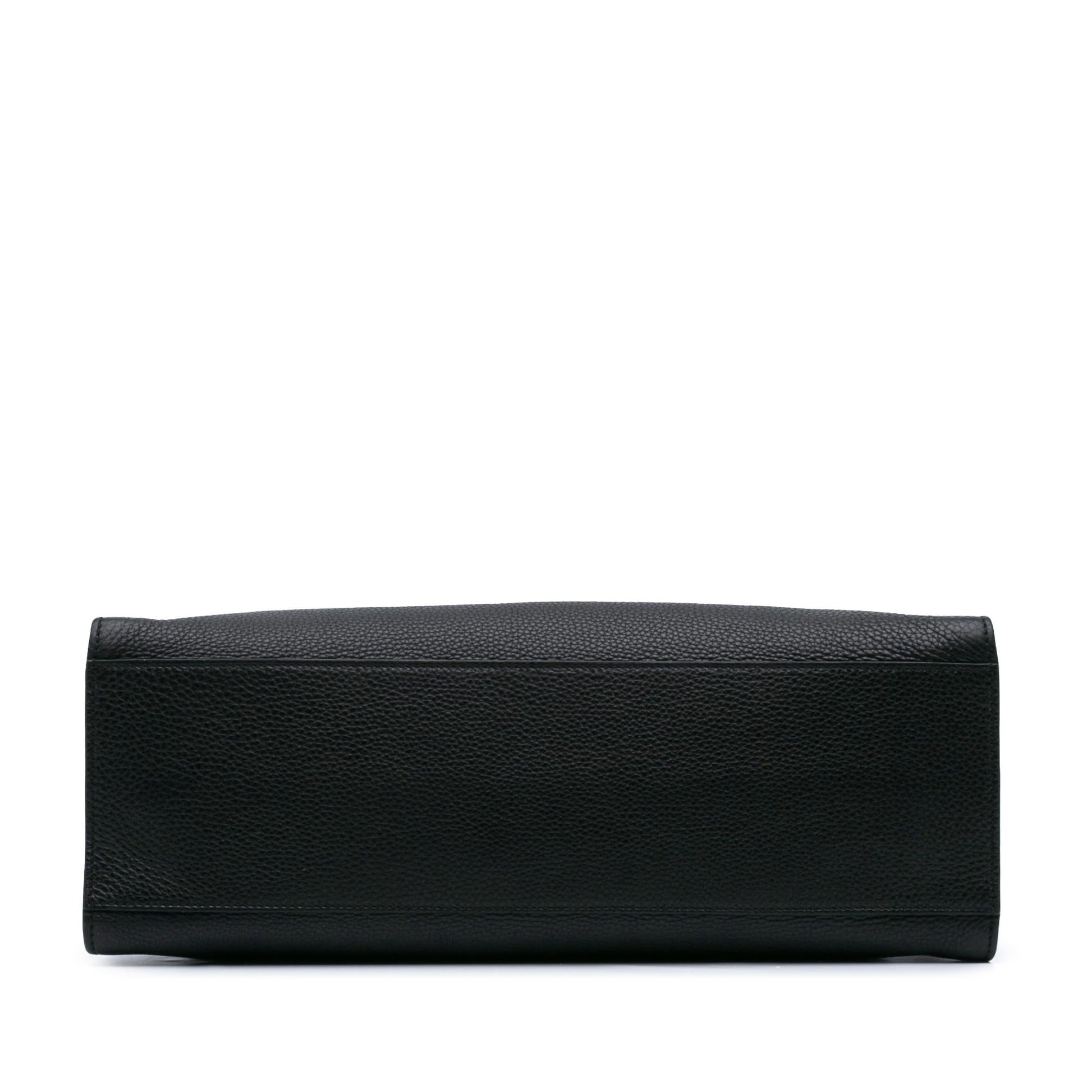Gucci Medium Calfskin Bamboo Daily Shopper Satchel