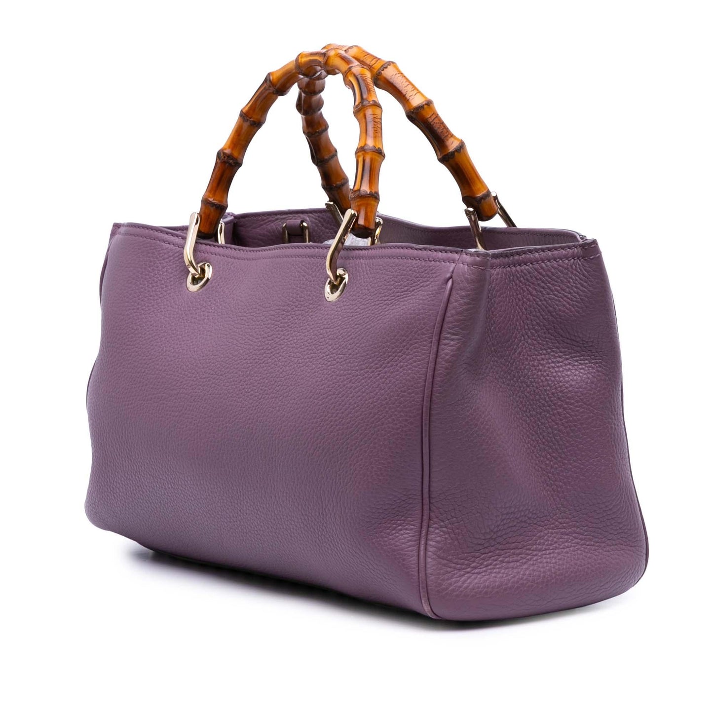 Gucci Medium Calfskin Bamboo Shopper Satchel