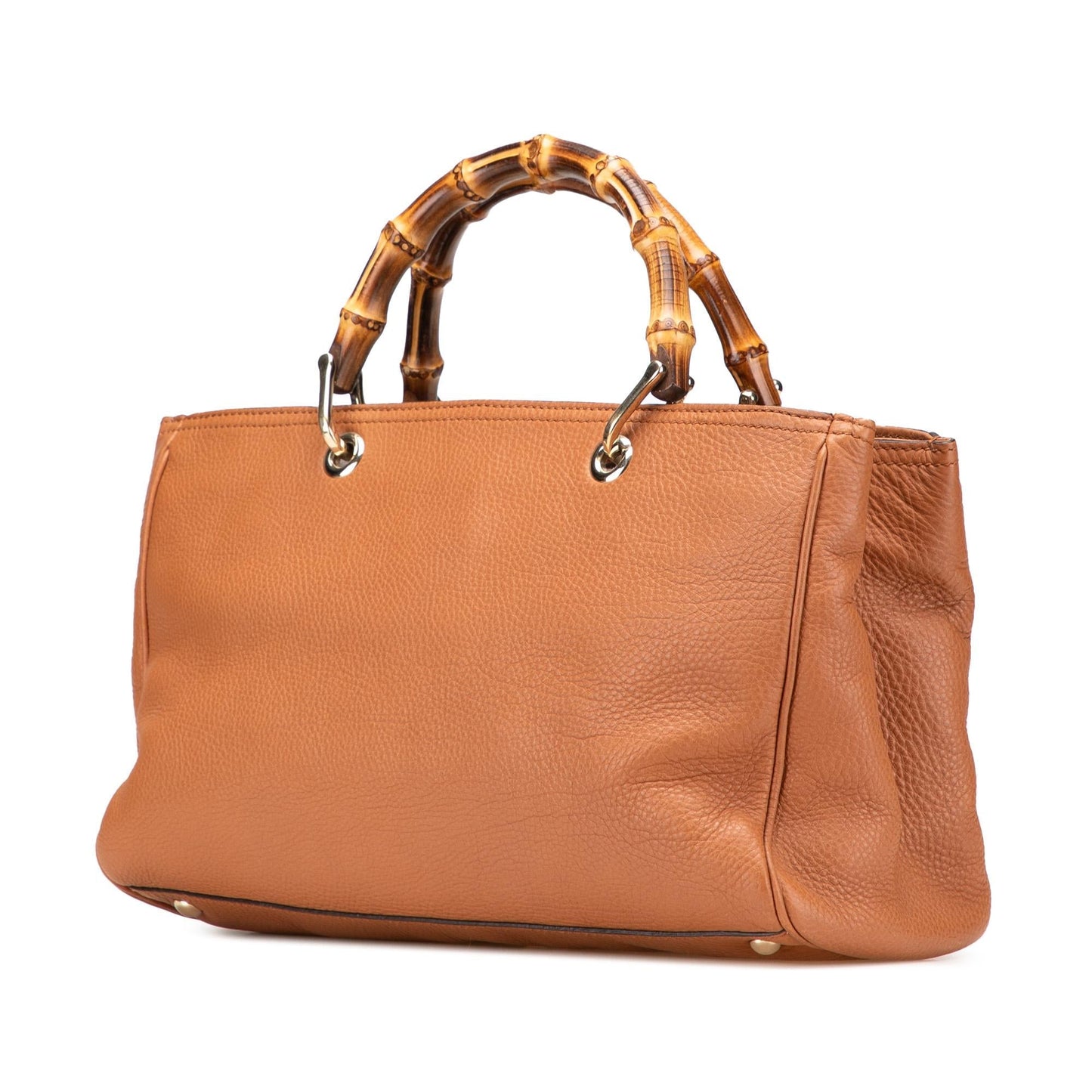 Gucci Medium Calfskin Bamboo Shopper Satchel