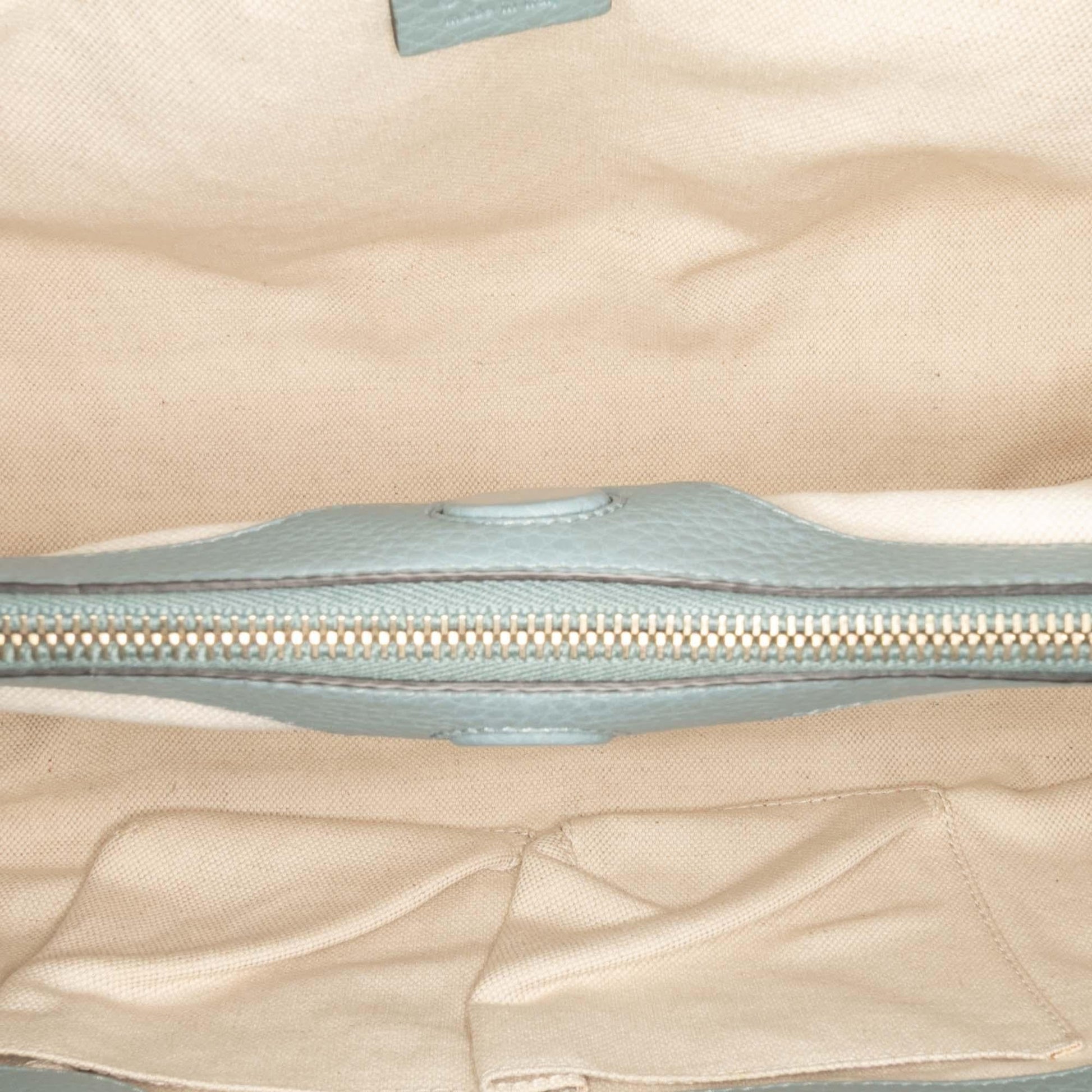 Gucci Medium Calfskin Bamboo Shopper Satchel