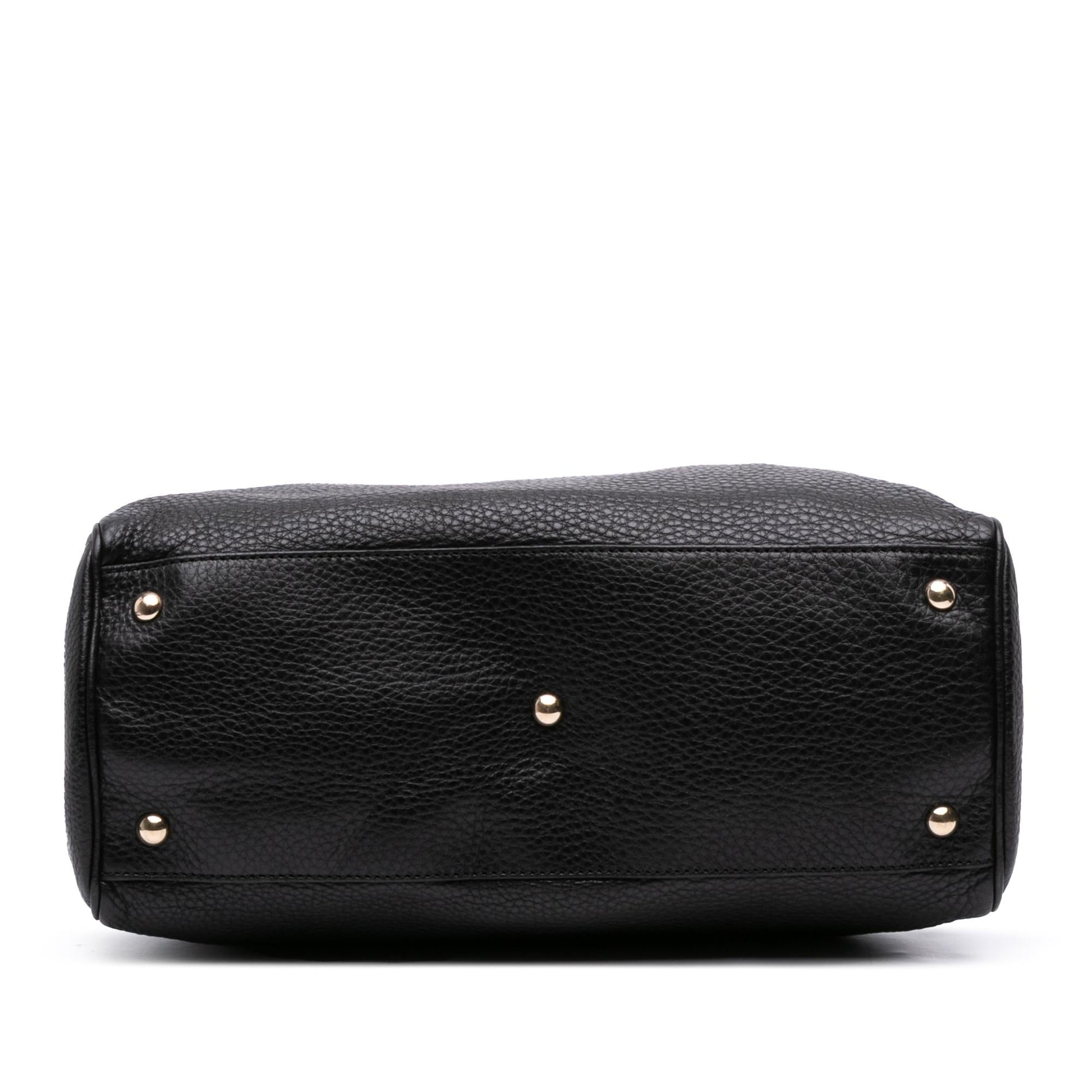 Gucci Medium Calfskin Bamboo Shopper Satchel