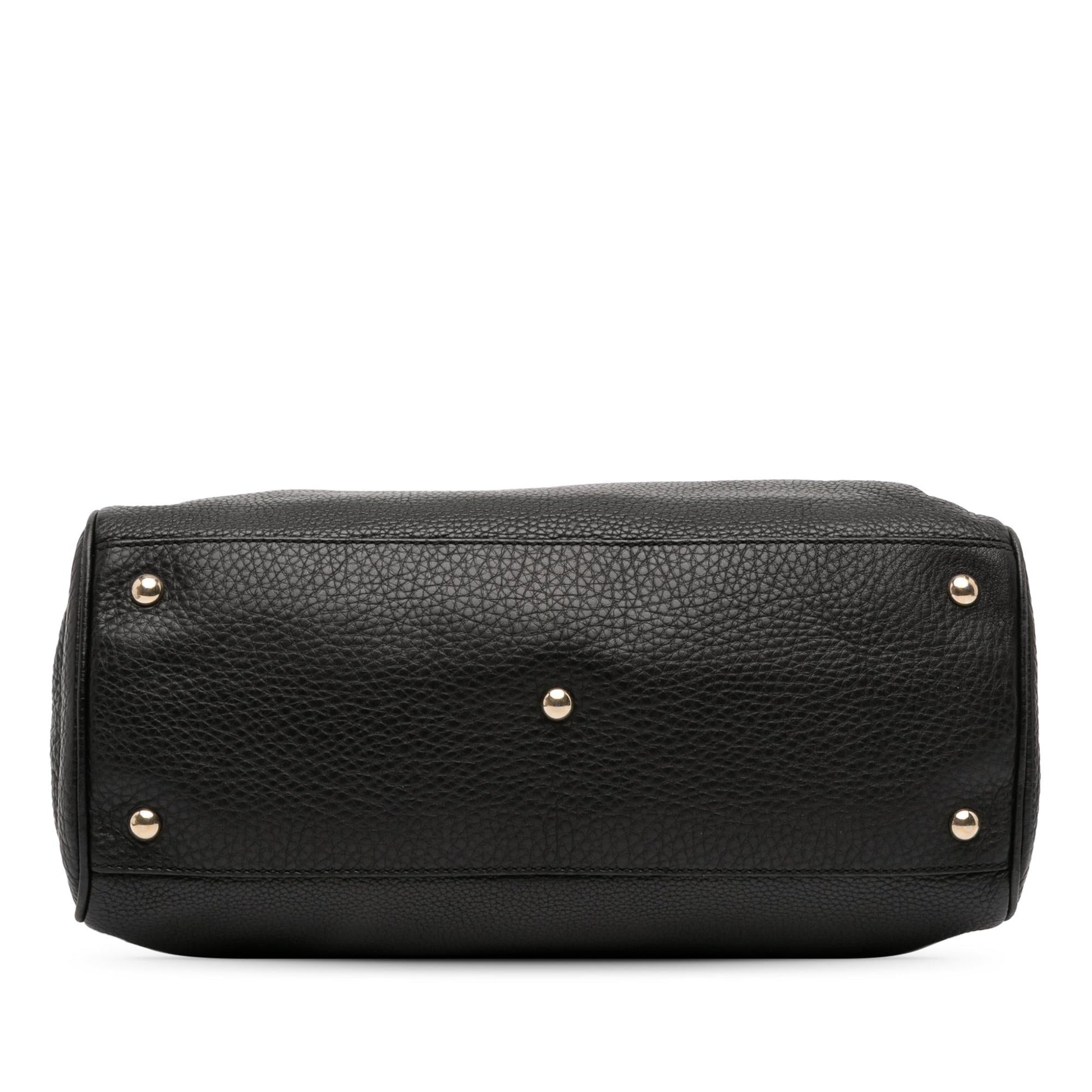 Gucci Medium Calfskin Bamboo Shopper Satchel