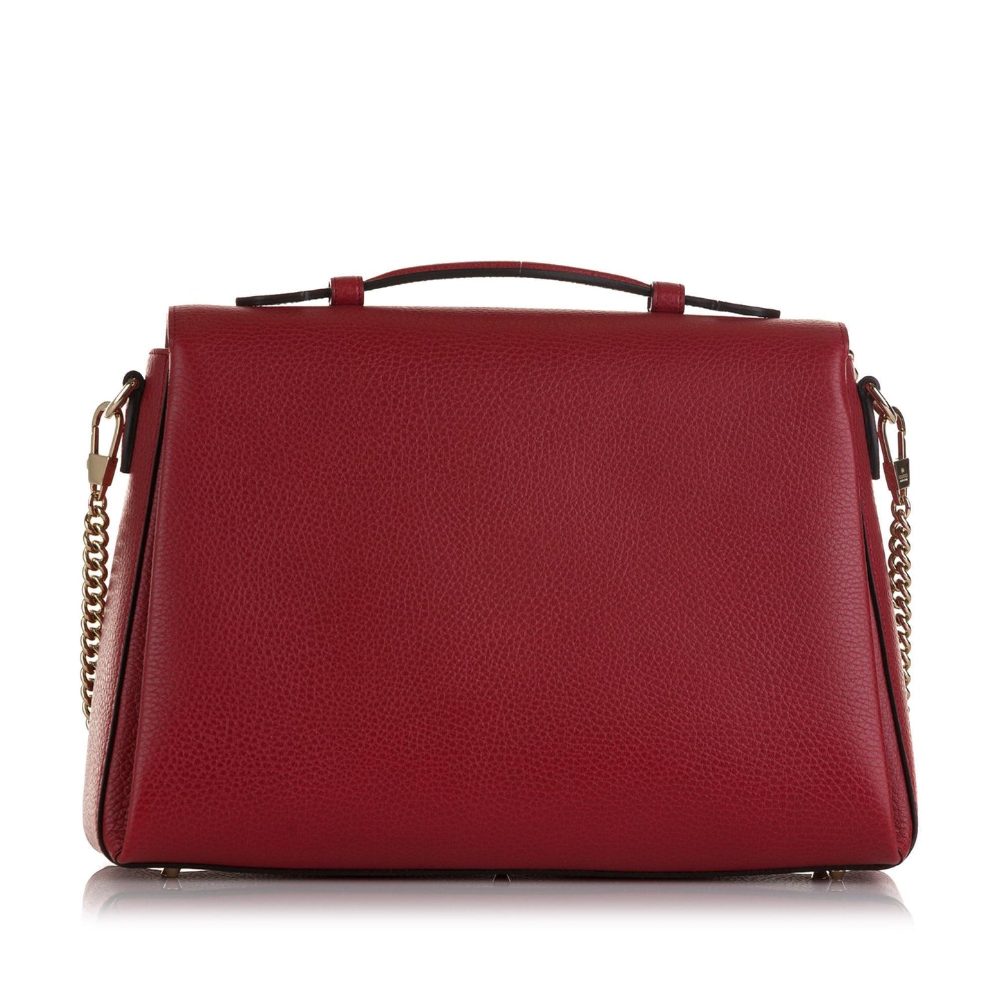 Gucci Medium Dollar Calf Interlocking G Satchel (SHG-sMohDR)