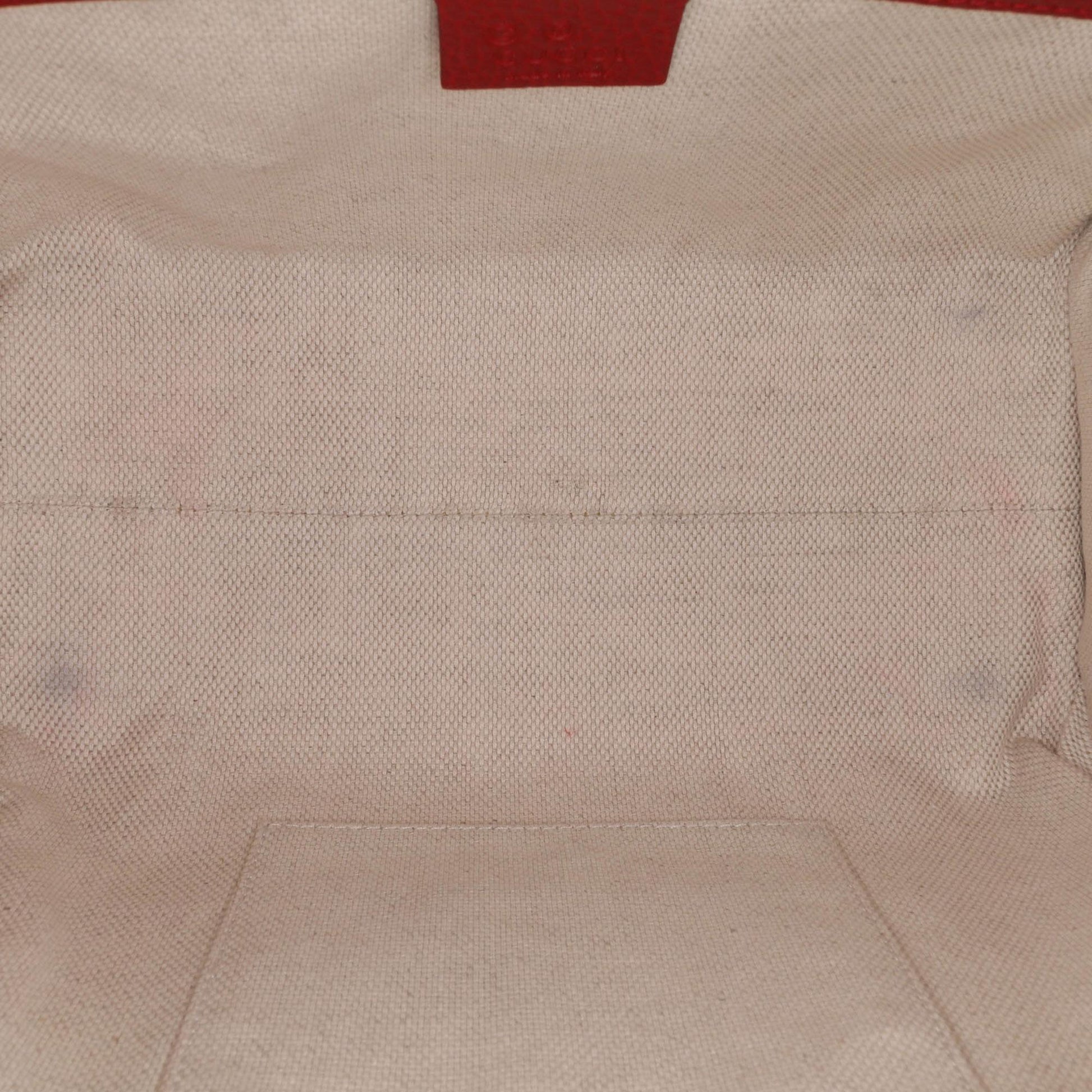 Gucci Medium Dollar Calf Soho Top Handle Convertible Tote