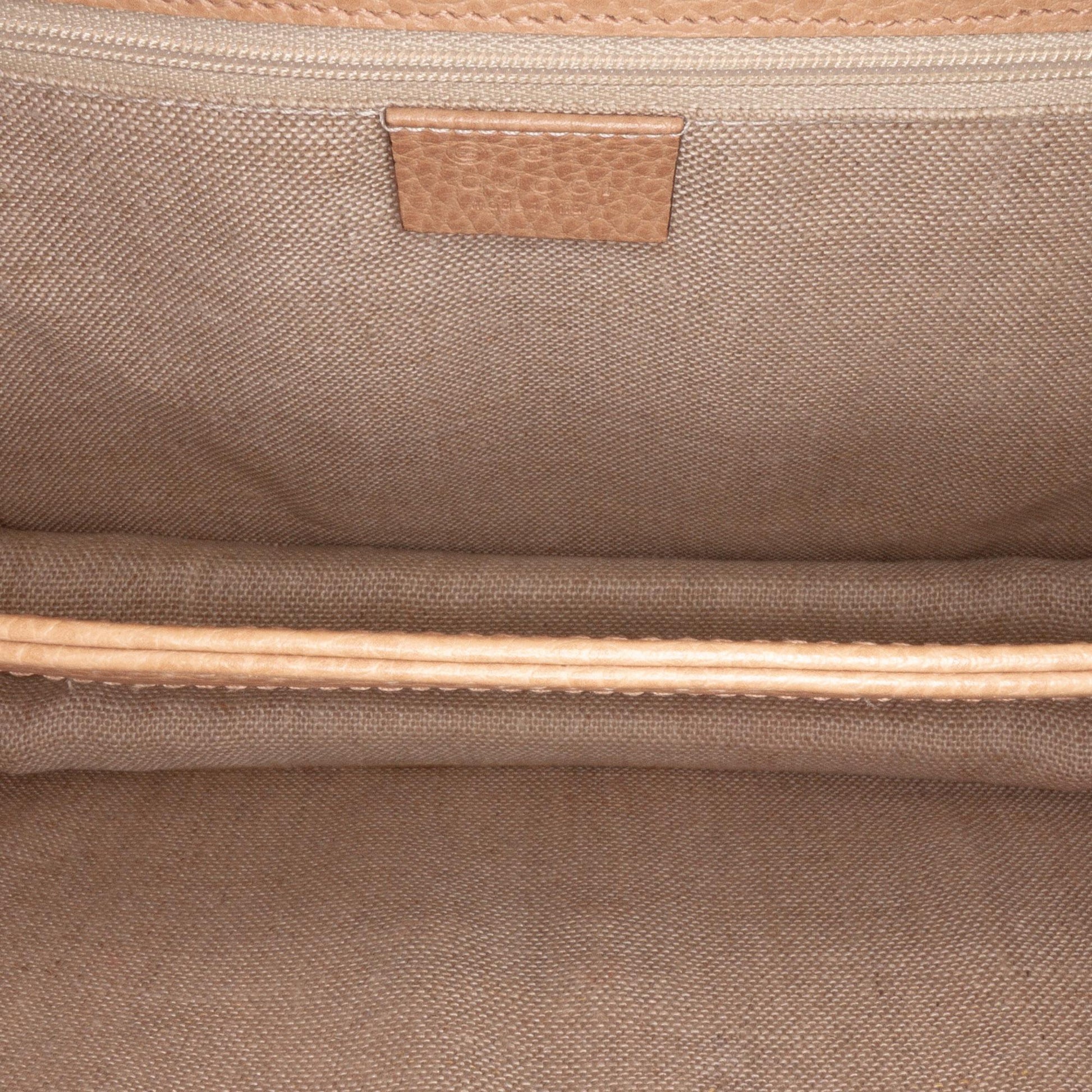Gucci Medium Dollar Calfskin Interlocking G Crossbody