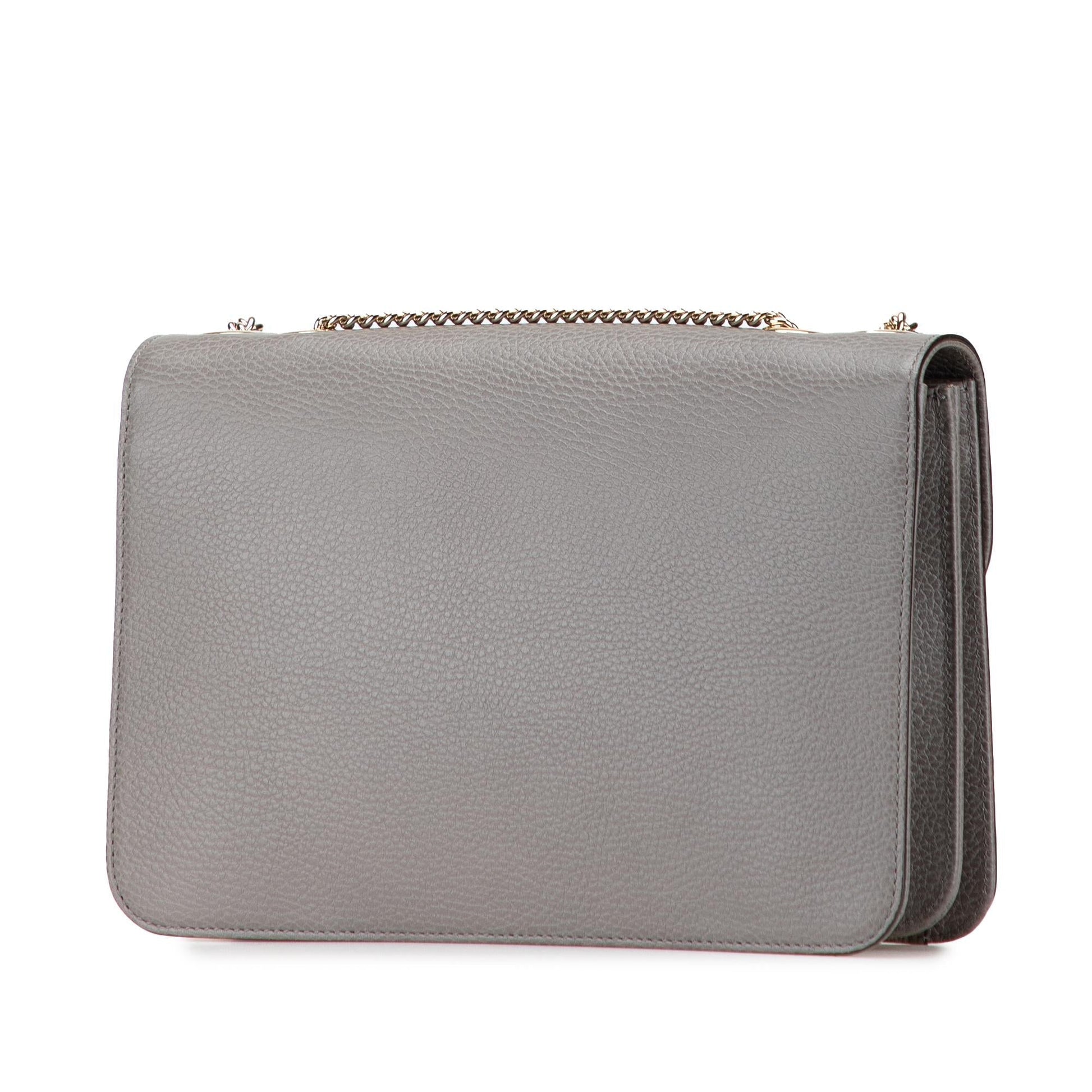 Gucci Medium Dollar Calfskin Interlocking G Crossbody