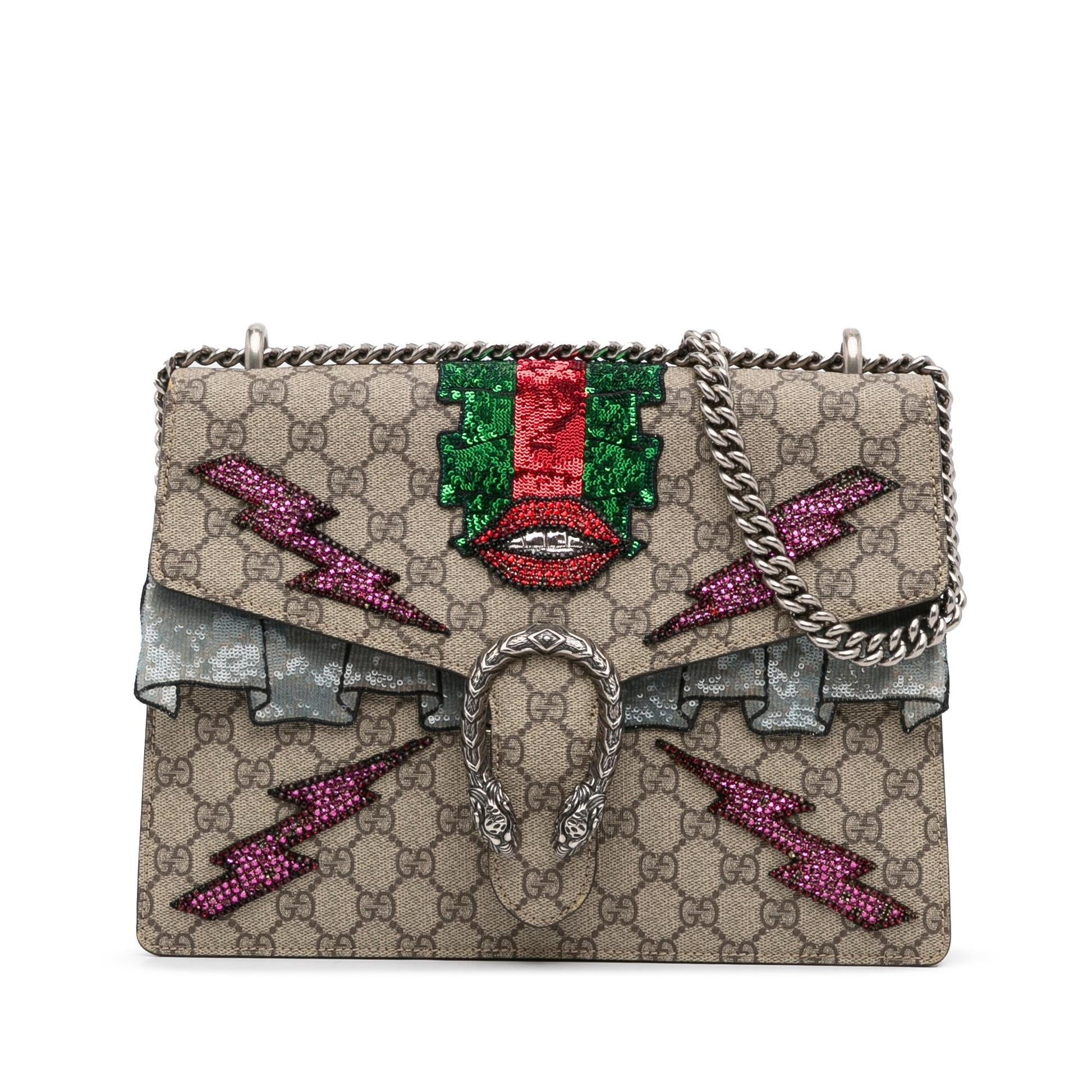 Gucci Canvas Shoulder Bag