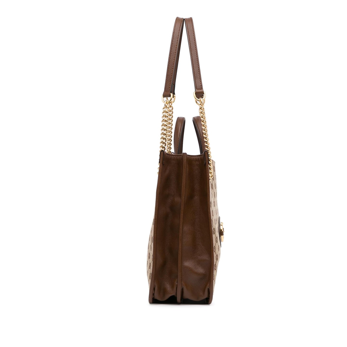 Gucci Chain Canvas Tote