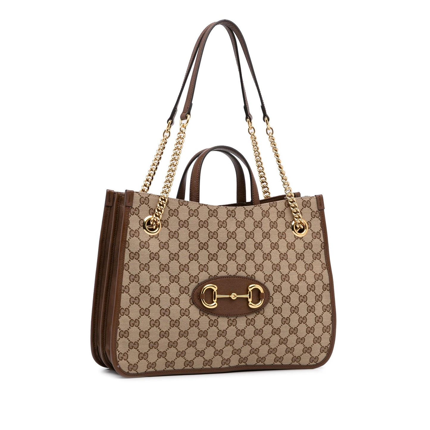 Gucci Chain Canvas Tote