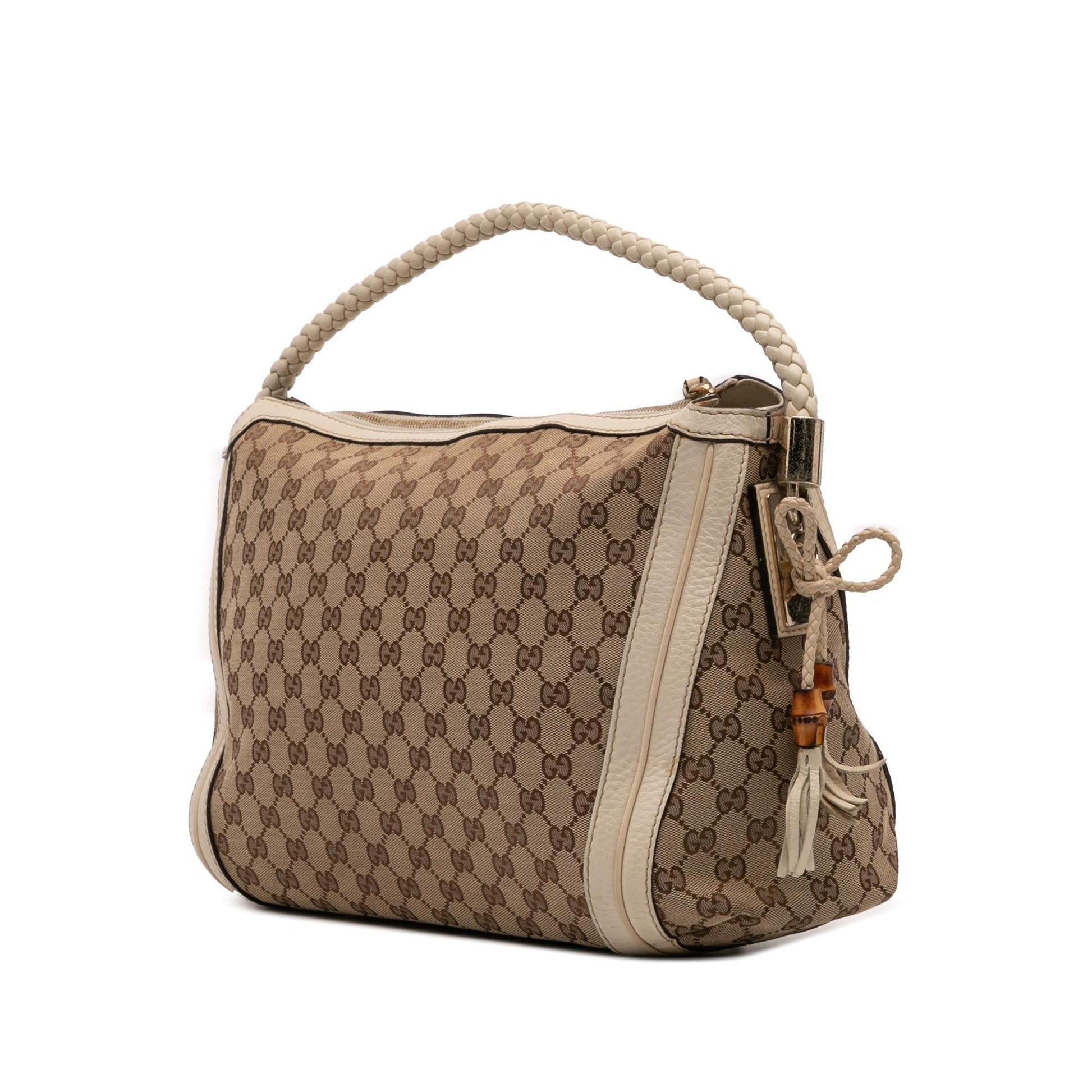 Gucci Medium GG Canvas Bella Shoulder Bag