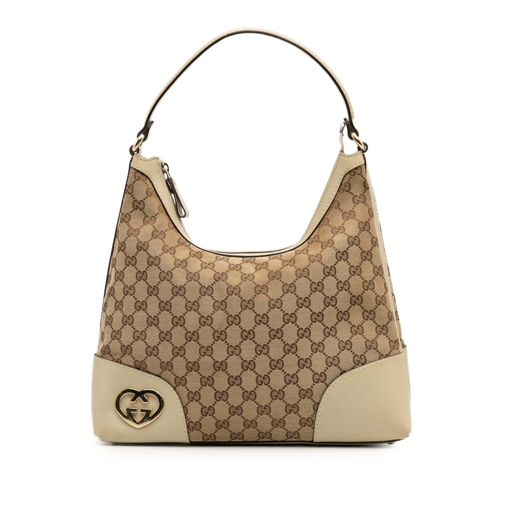 Gucci Medium GG Canvas Lovely Shoulder Bag