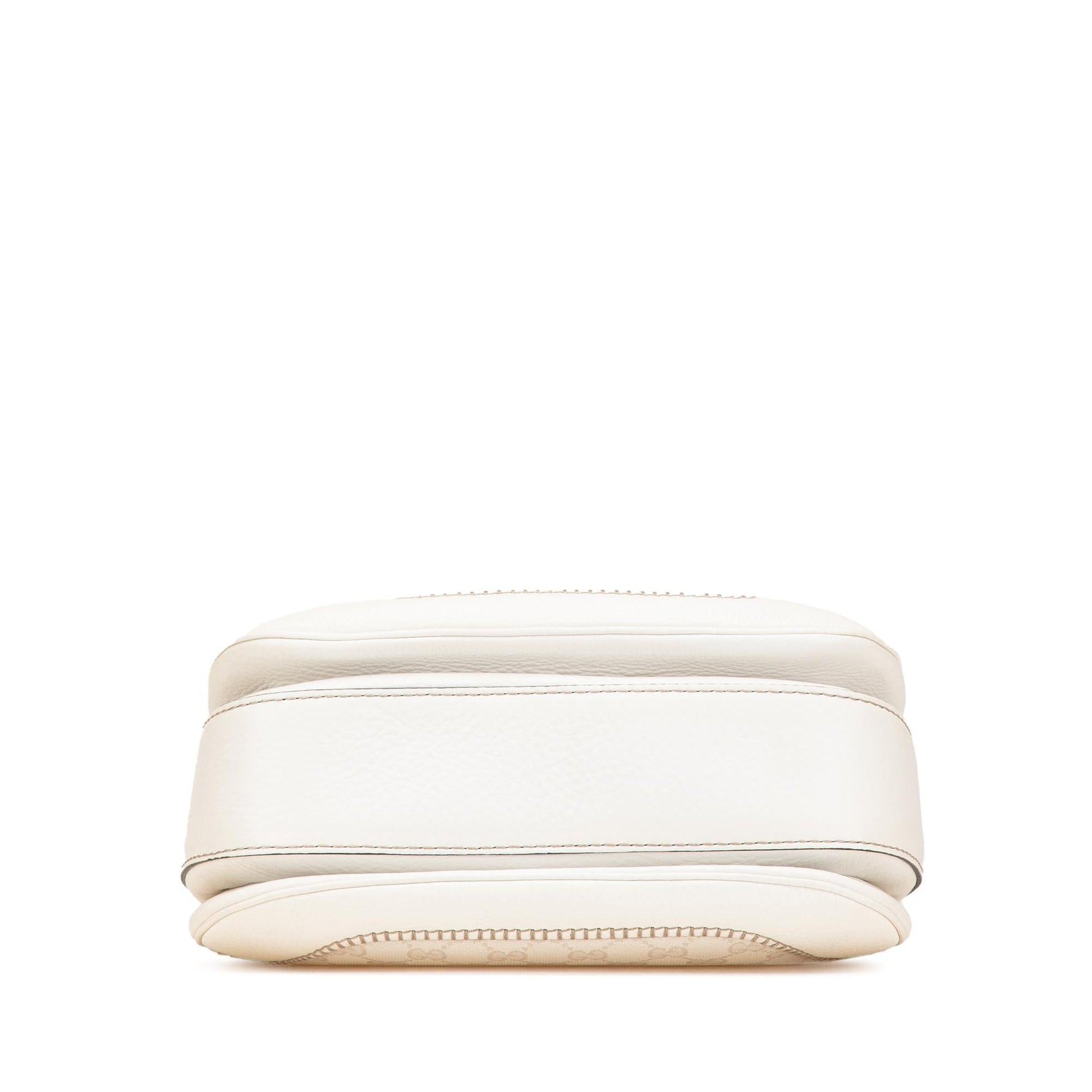 Gucci Medium GG Canvas New Bamboo Satchel