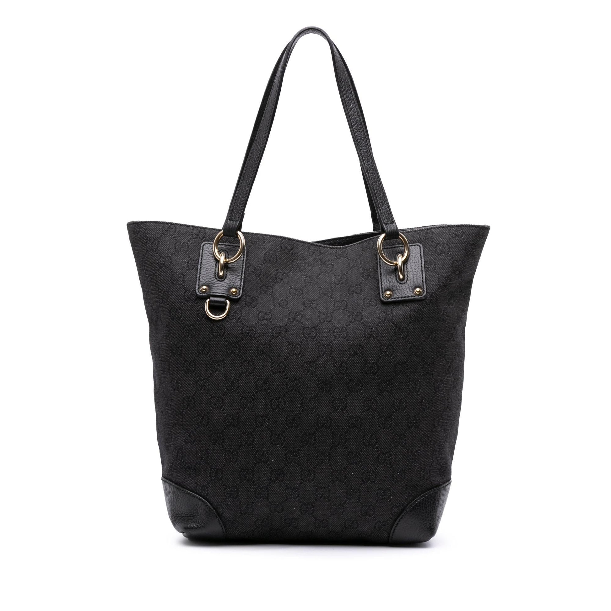 Gucci Medium GG Denim Charm Tote