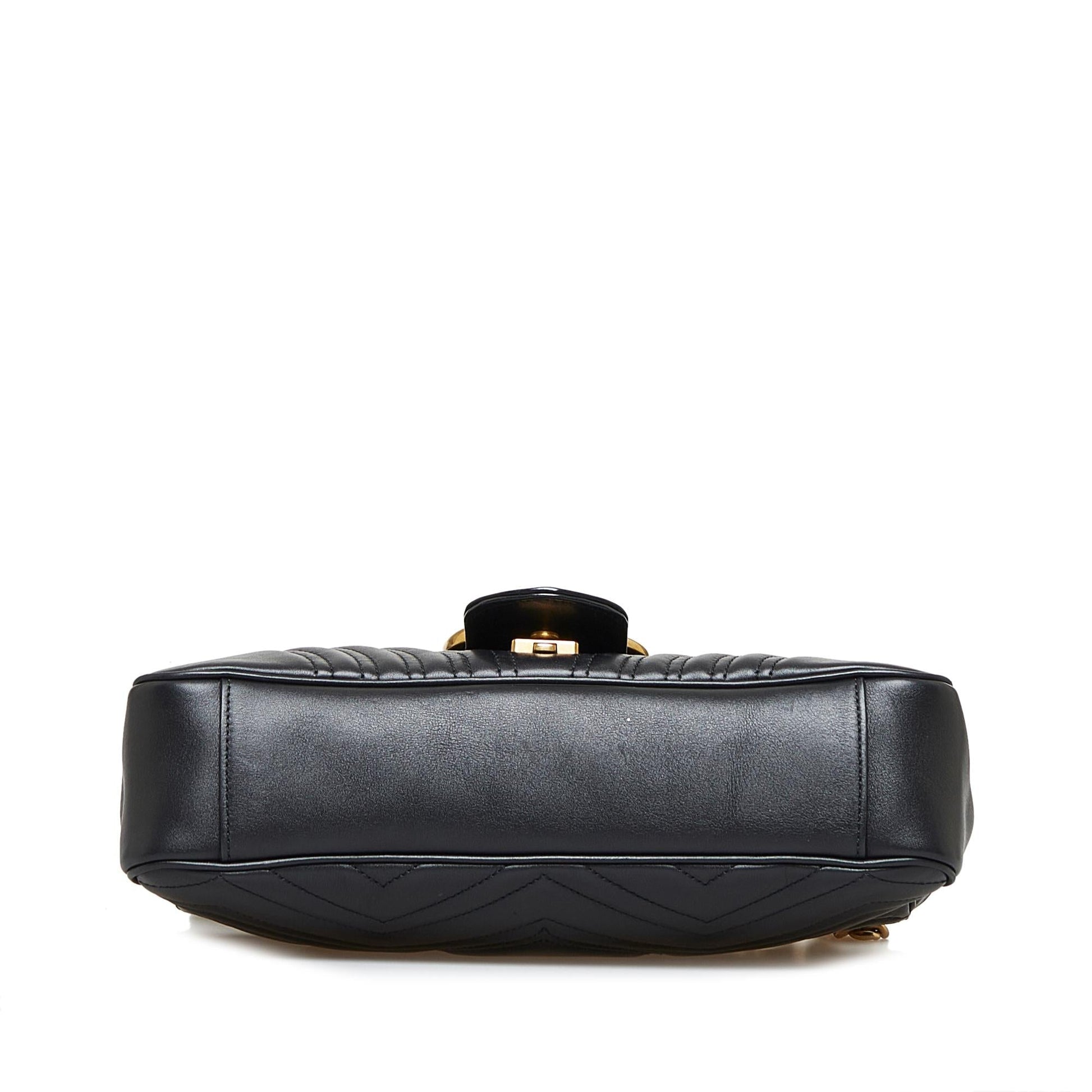 Gucci Medium GG Marmont Crossbody (SHG-A8Ntcs)