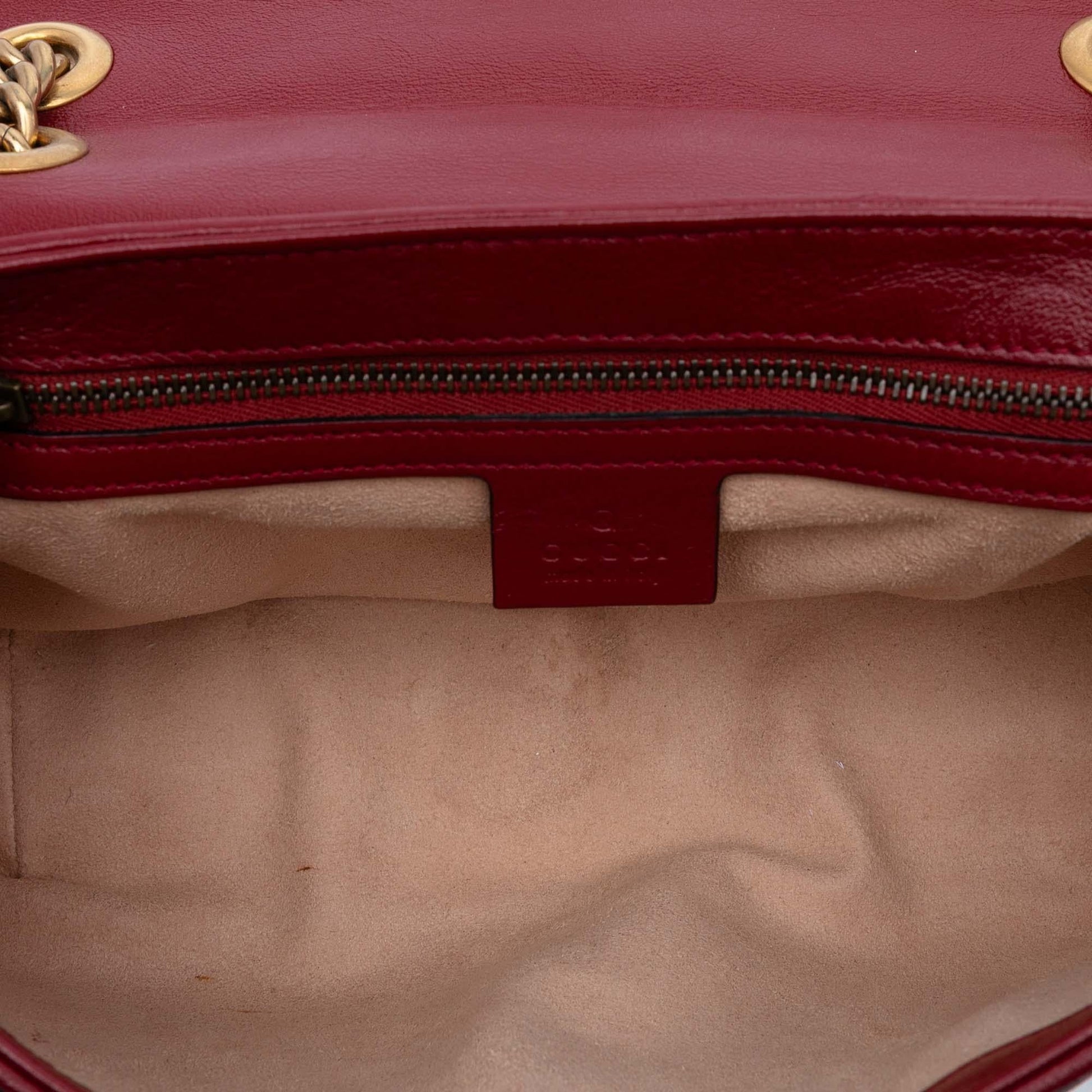 Gucci Medium GG Marmont Matelasse Diagonal Leather Torchon Shoulder Bag