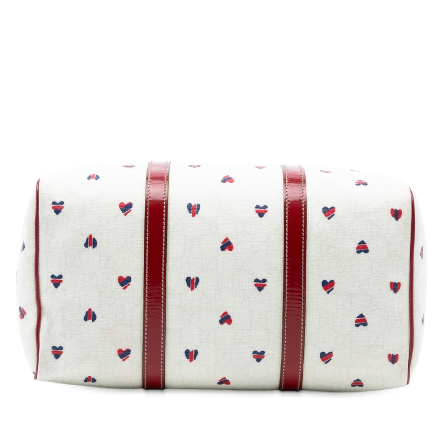 Gucci Medium GG Supreme Hearts Joy Boston Bag