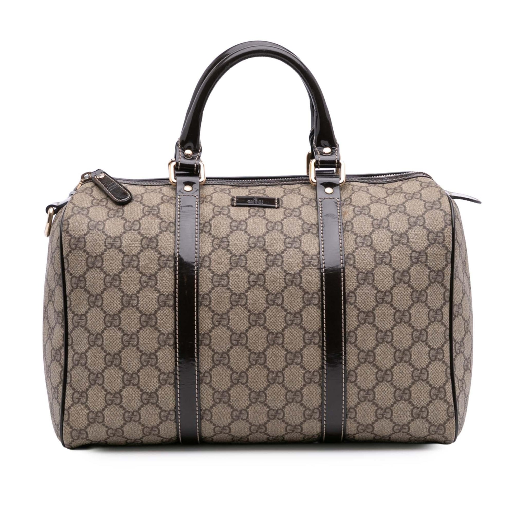 Gucci Medium GG Supreme Joy Boston Bag