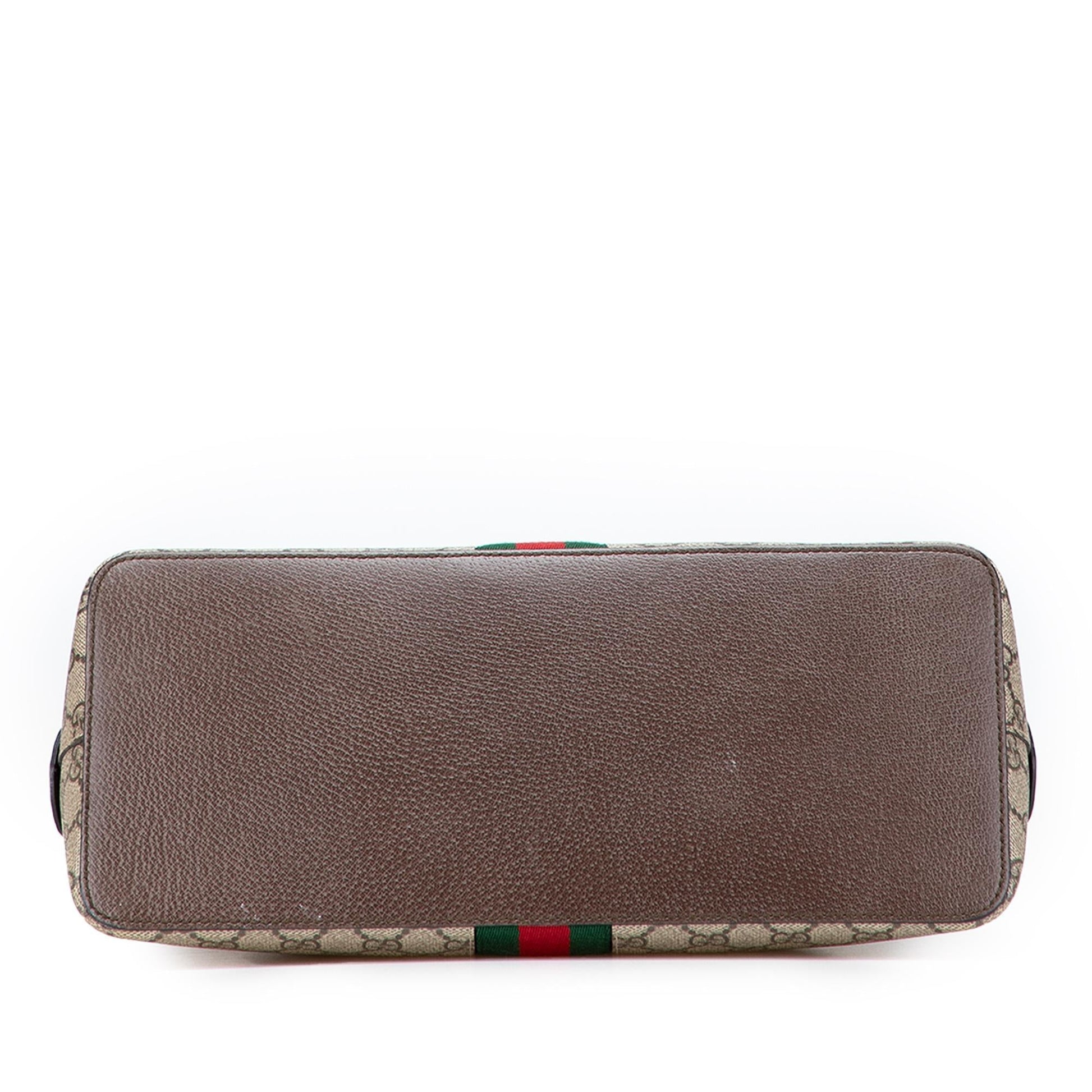 Gucci Medium GG Supreme Ophidia Web Satchel