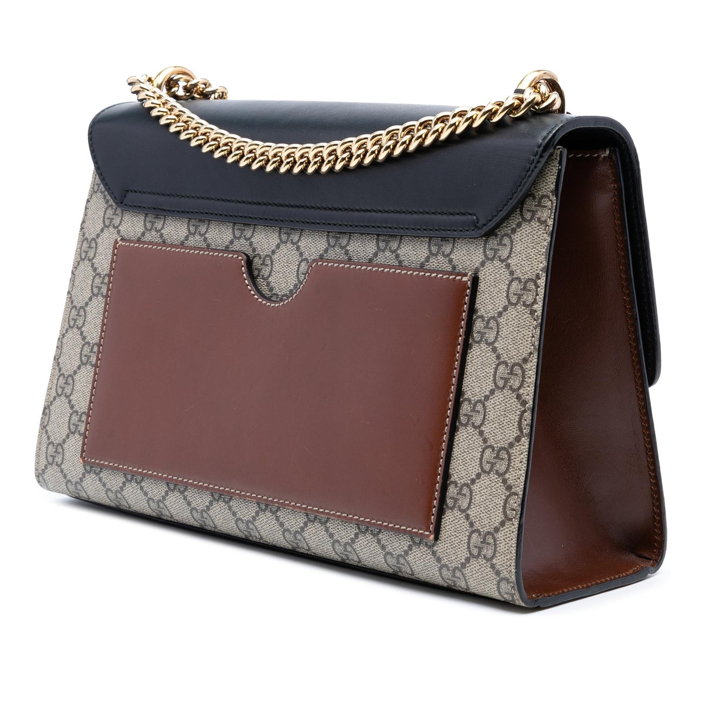Gucci Medium GG Supreme Padlock Shoulder Bag