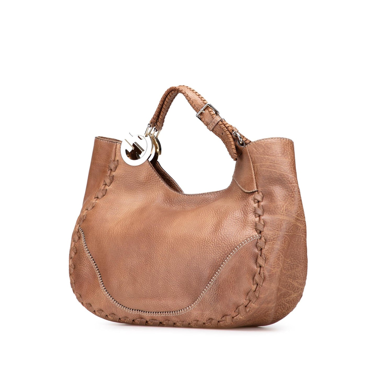 Gucci Medium Grained Calfskin Charlotte Hobo