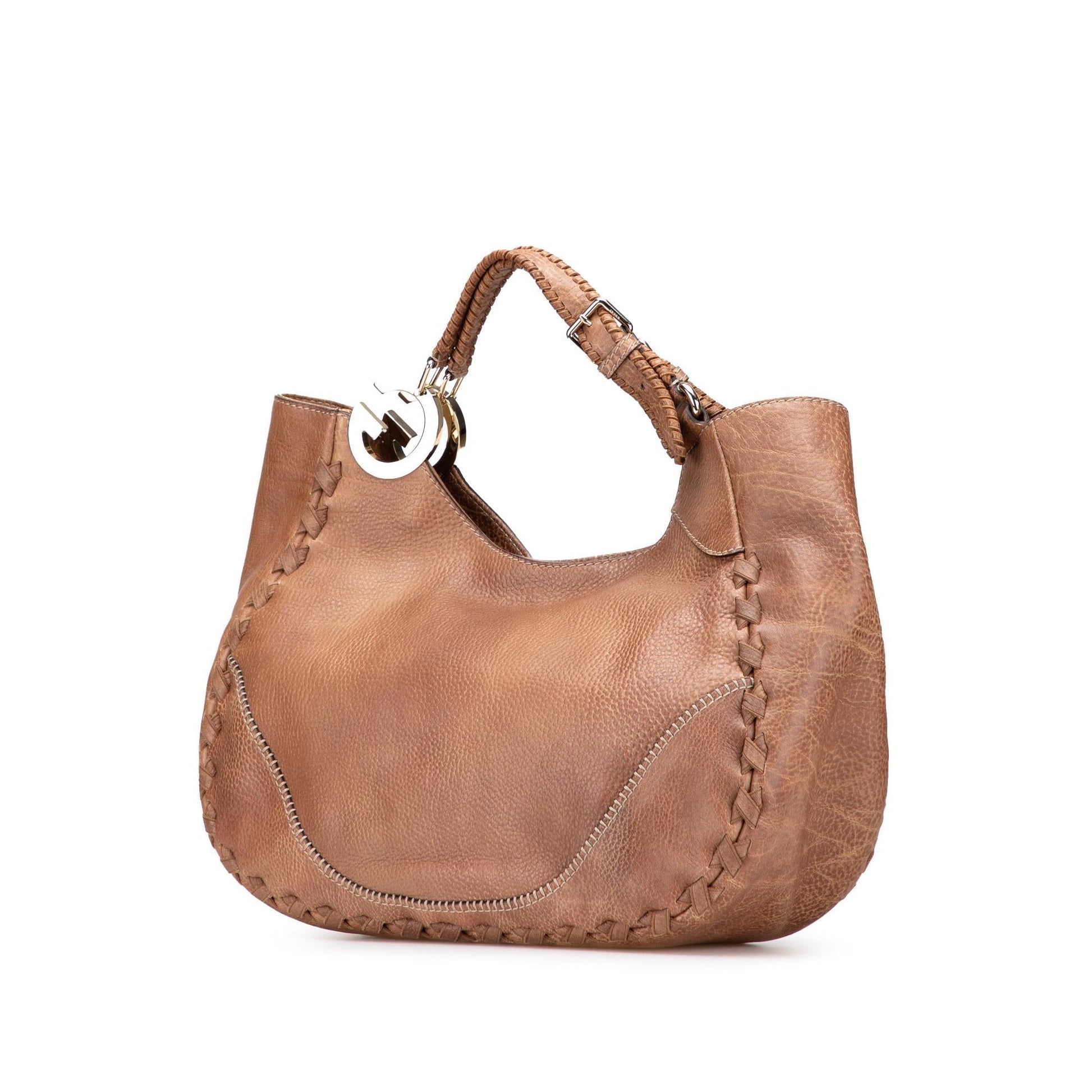 Gucci Medium Grained Calfskin Charlotte Hobo