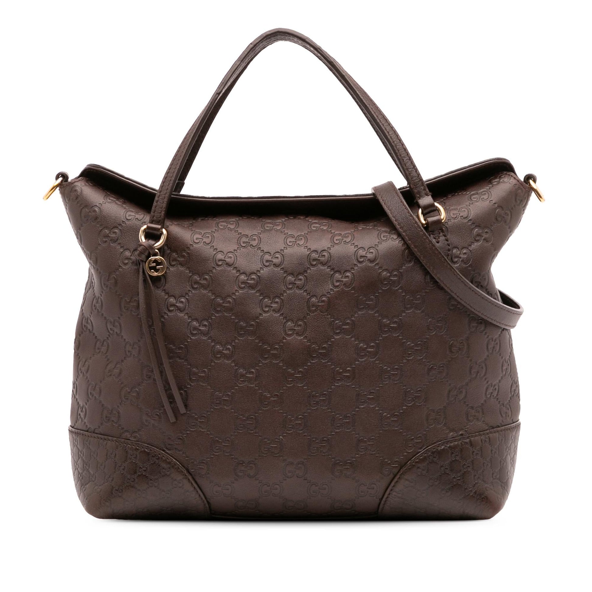 Gucci Medium Guccissima Bree Fold Over Tote