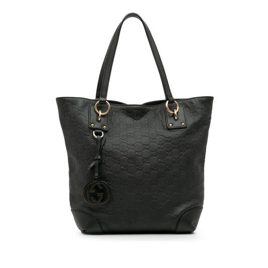 Gucci Medium Guccissima Charm Tote