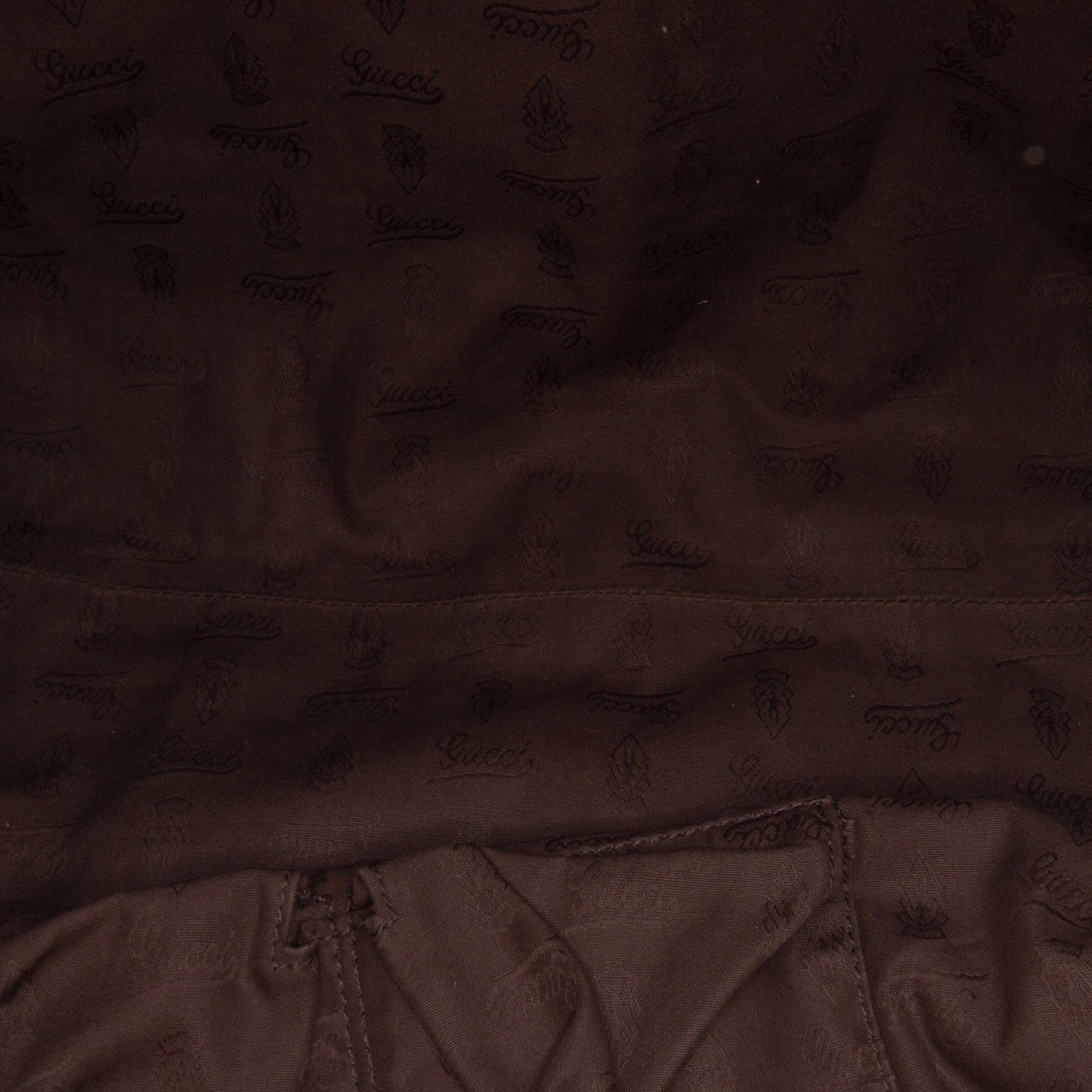 Gucci Medium Leather Bamboo Bar Tote
