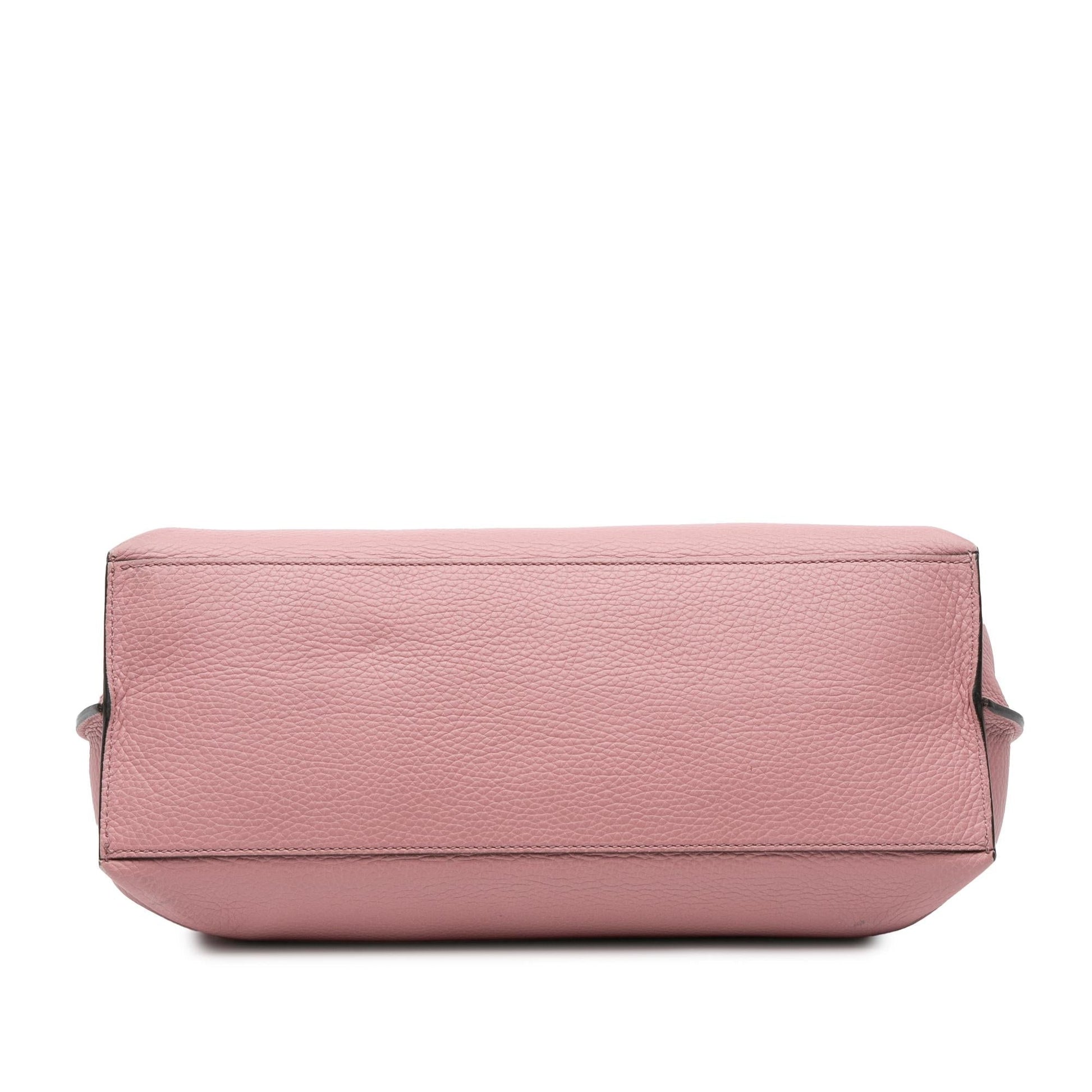 Gucci Medium Leather Bamboo Daily Satchel