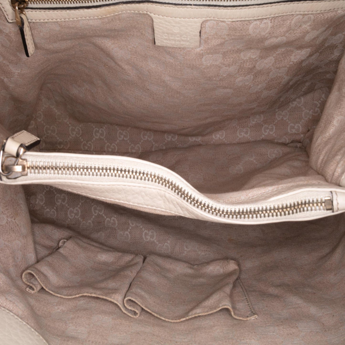 Gucci Medium Leather Bamboo Diana Tote