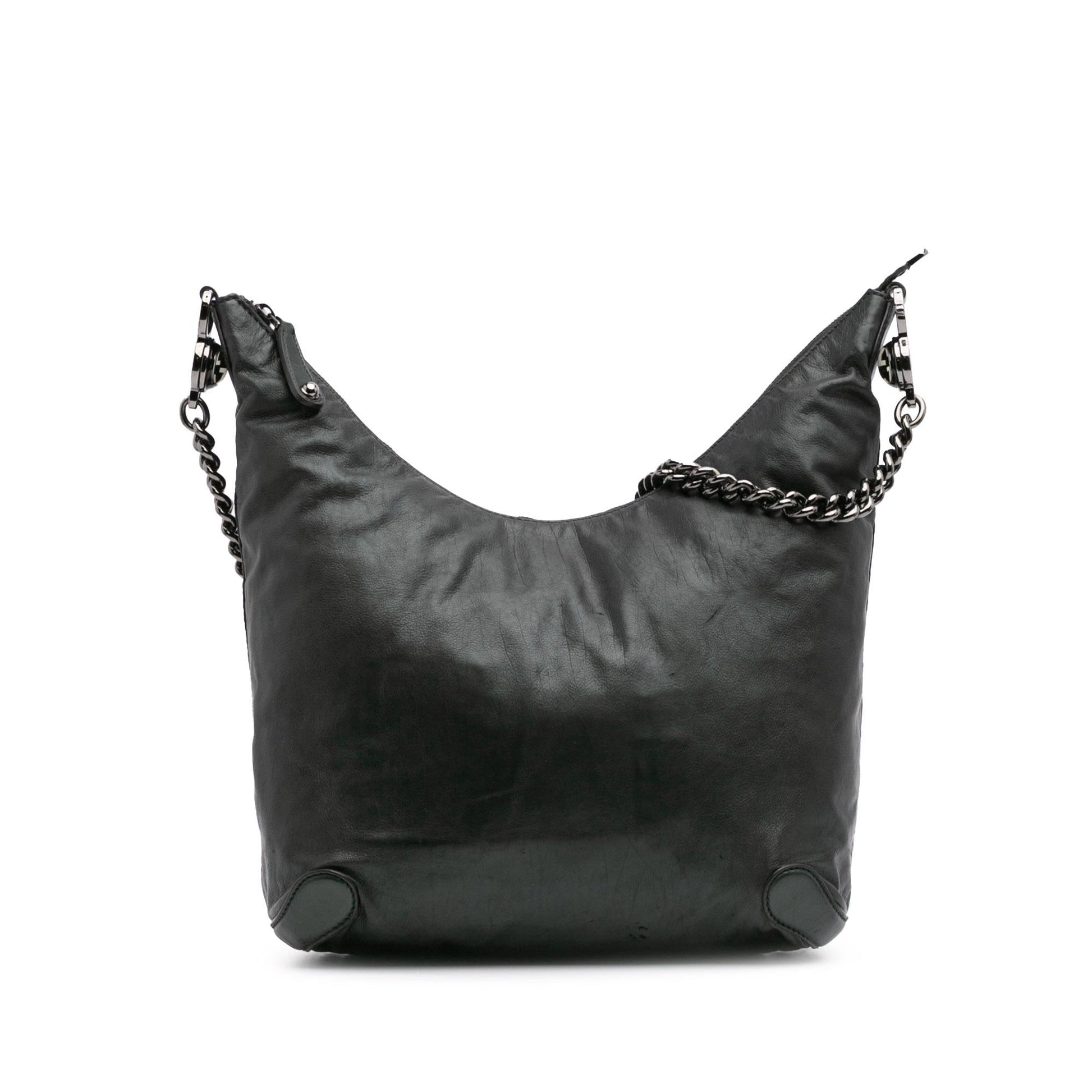 Gucci Medium Leather Galaxy Chain Hobo