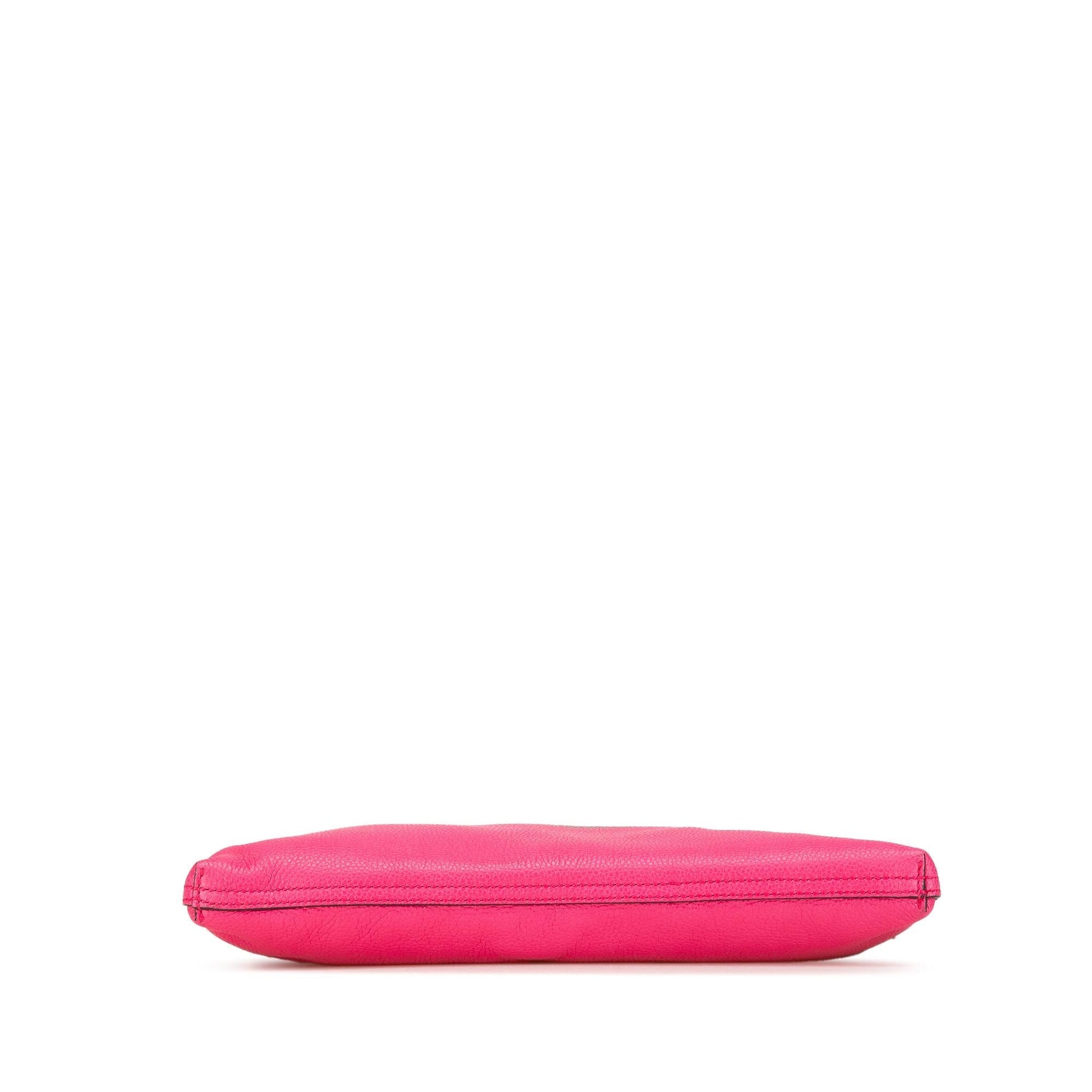 Gucci Medium Leather Logo Portfolio Clutch