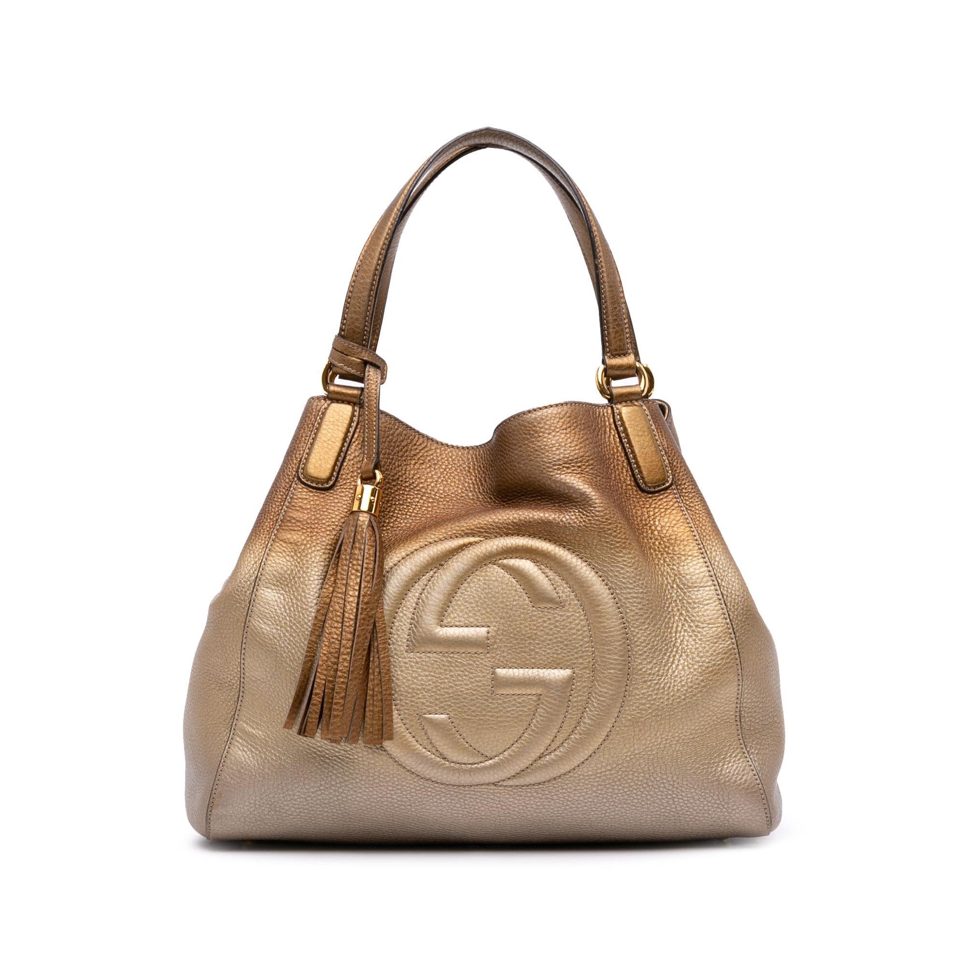Gucci Medium Leather Ombre Soho Cellarius Tote