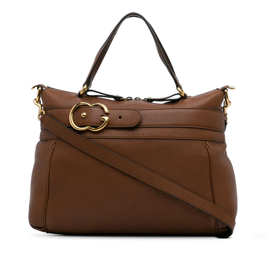 Gucci Leather Top Handle Shoulder Bag