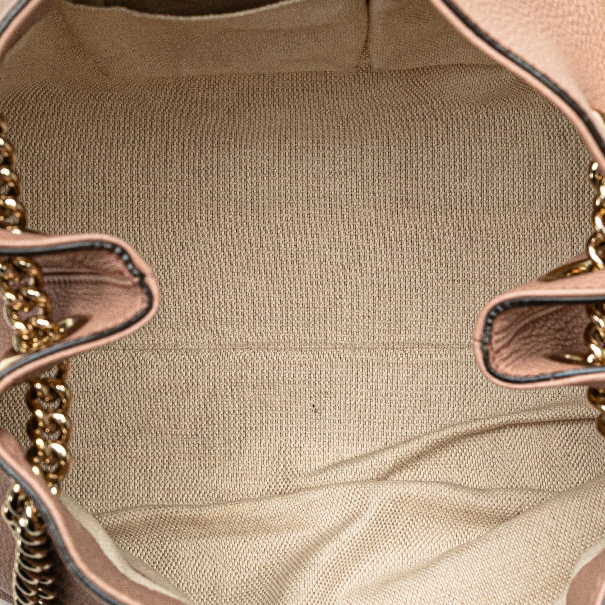 Gucci Medium Leather Soho Chain Tote