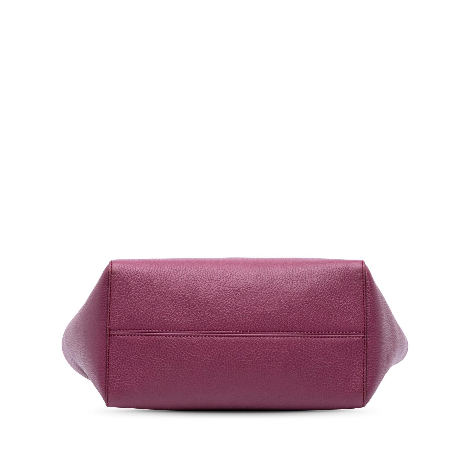 Gucci Medium Leather Swing Tote