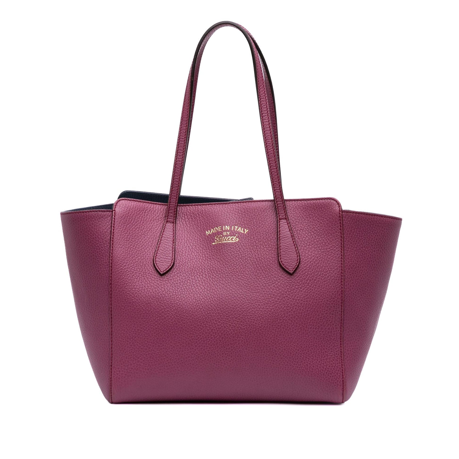 Gucci Medium Leather Swing Tote