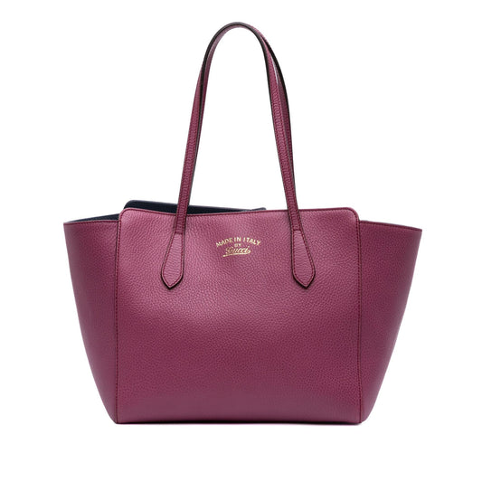 Gucci Medium Leather Swing Tote